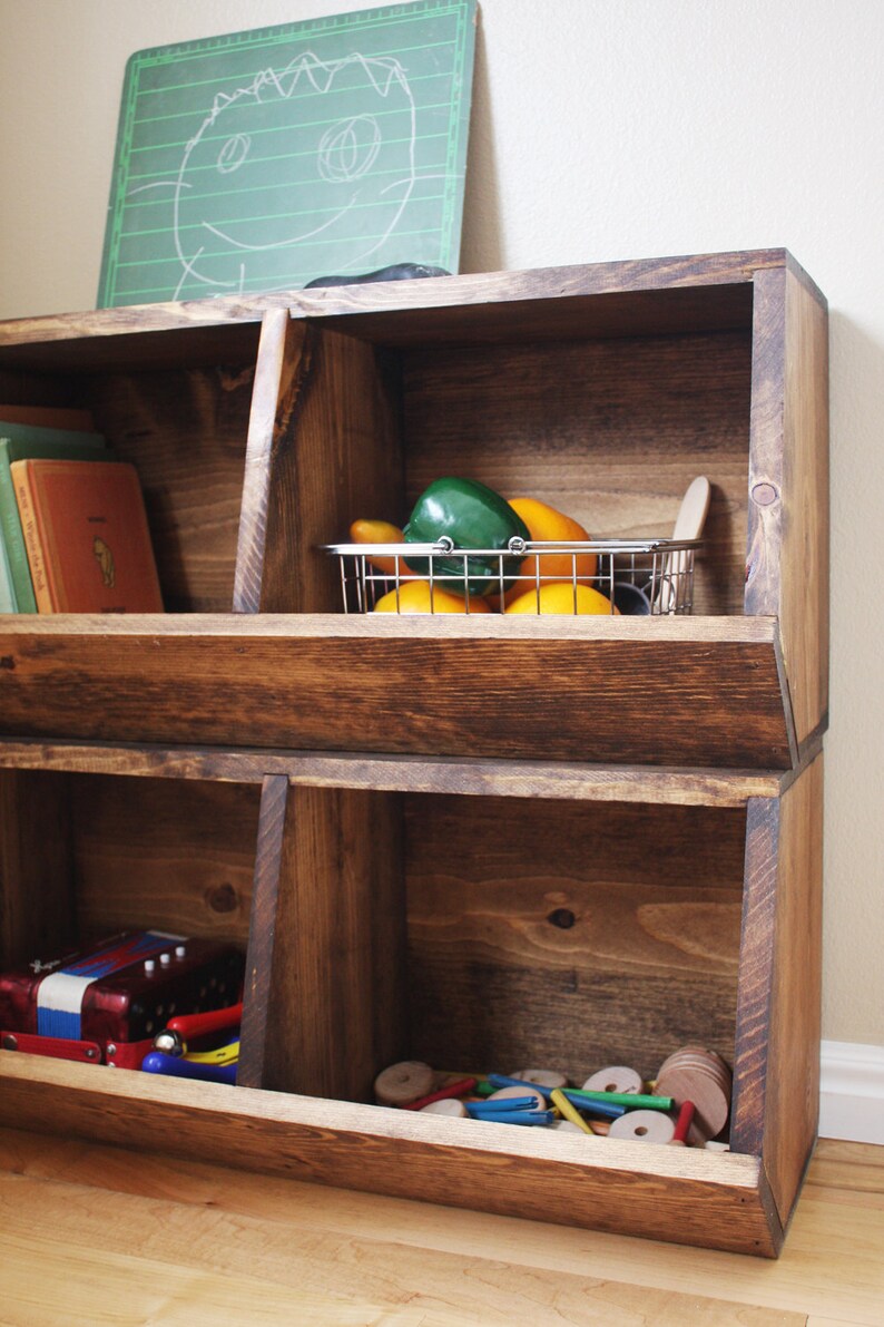 Custom Size Storage Bins Woodworking Plans Etsy