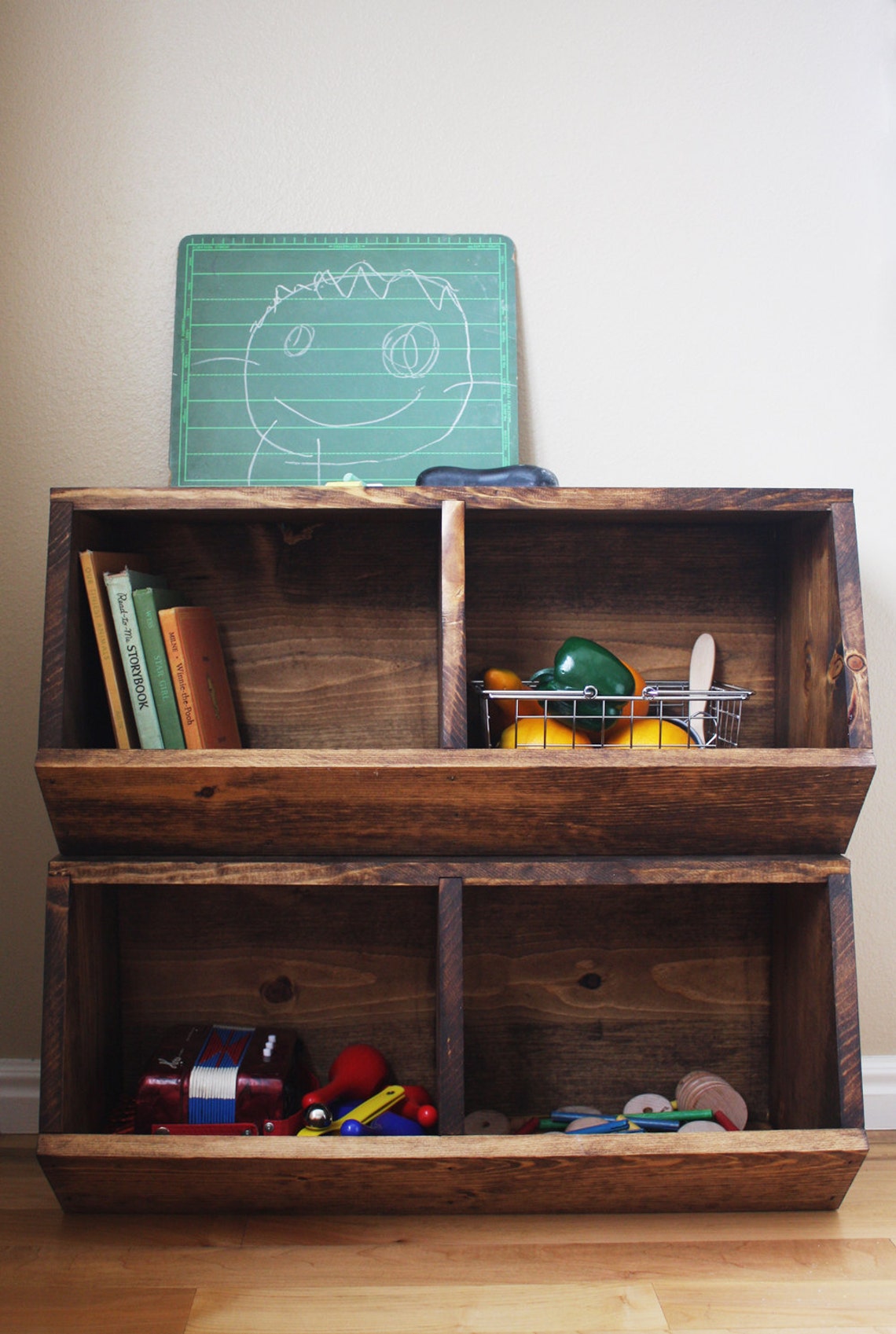 Toy Storage Bins Woodworking Plans Etsy