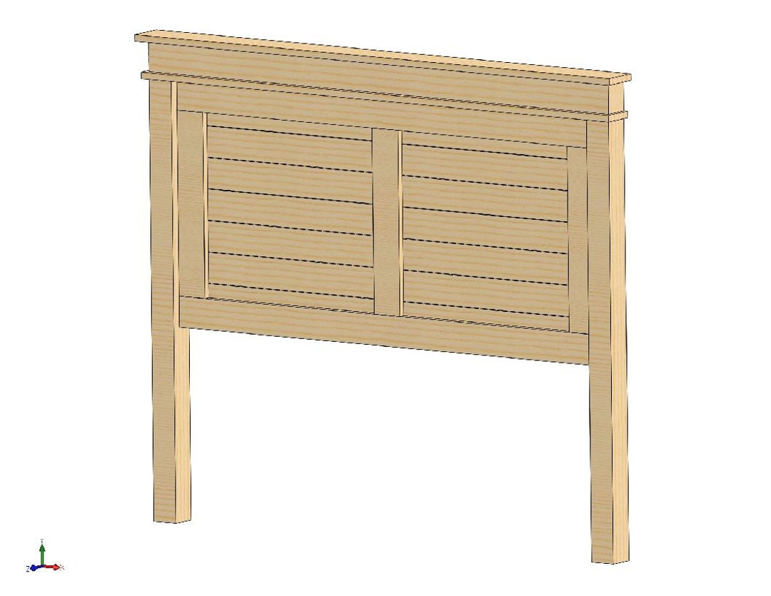 Woodworking Plans Pallet Bed Headboard Woodworking Plans Etsy