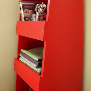 Woodworking Plans | Storage Bin Shelf Woodworking Plans