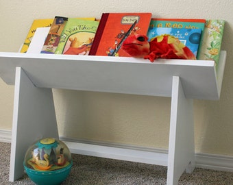 Woodworking Plans | Kids Book Storage Shelf Woodworking Plans