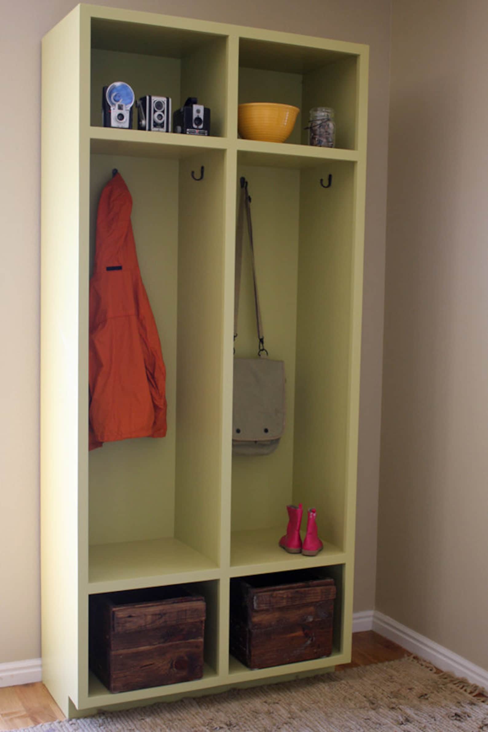 Mudroom Storage Lockers Woodworking Plans Etsy