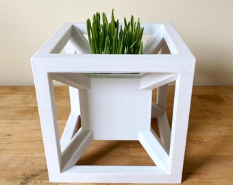 Hypercube Flower Planter