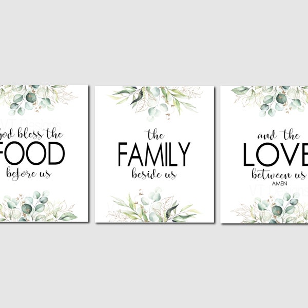 Bless the Food Before Us Printable - Etsy