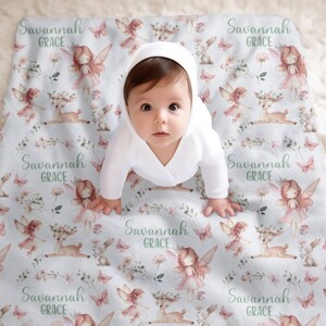 BABIES JACQUARD BLANKET FAIRY GANG main image 1
