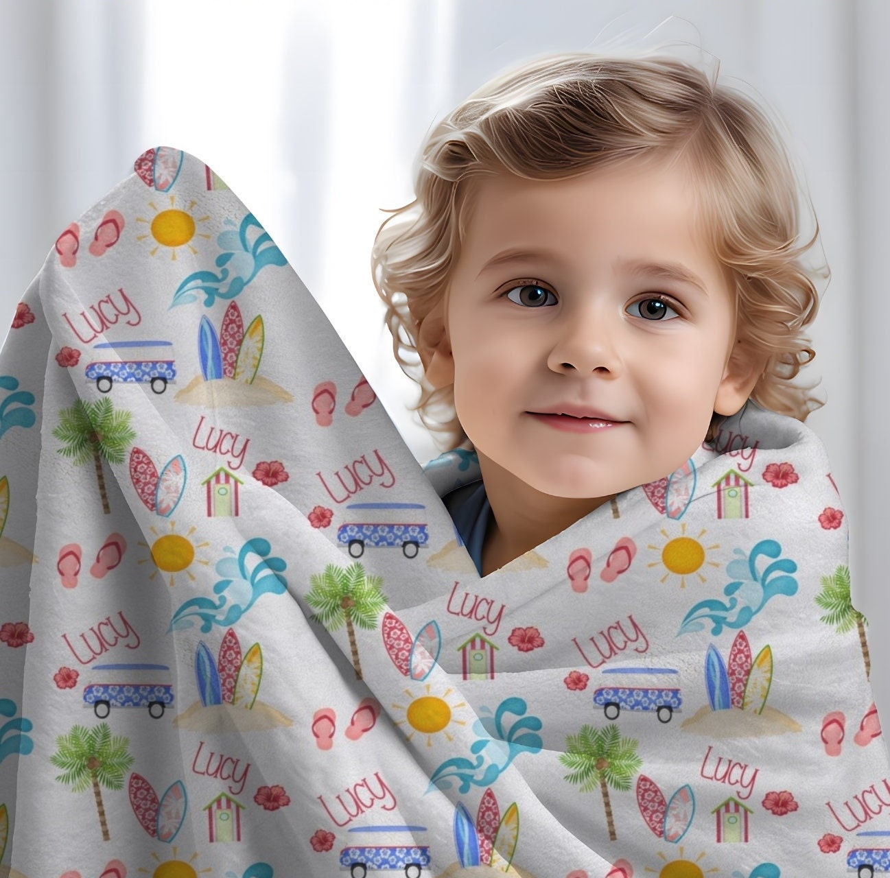 Beach Baby Blanket Etsy