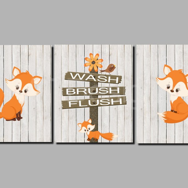 Woodland Bathroom Etsy