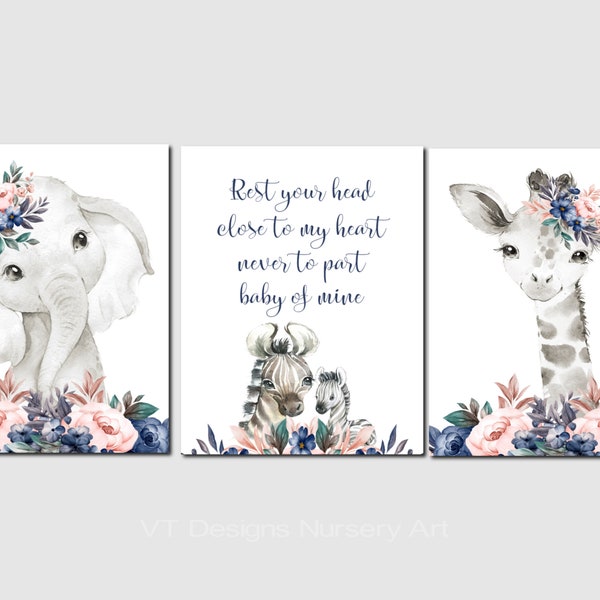 Navy Nursery - Etsy