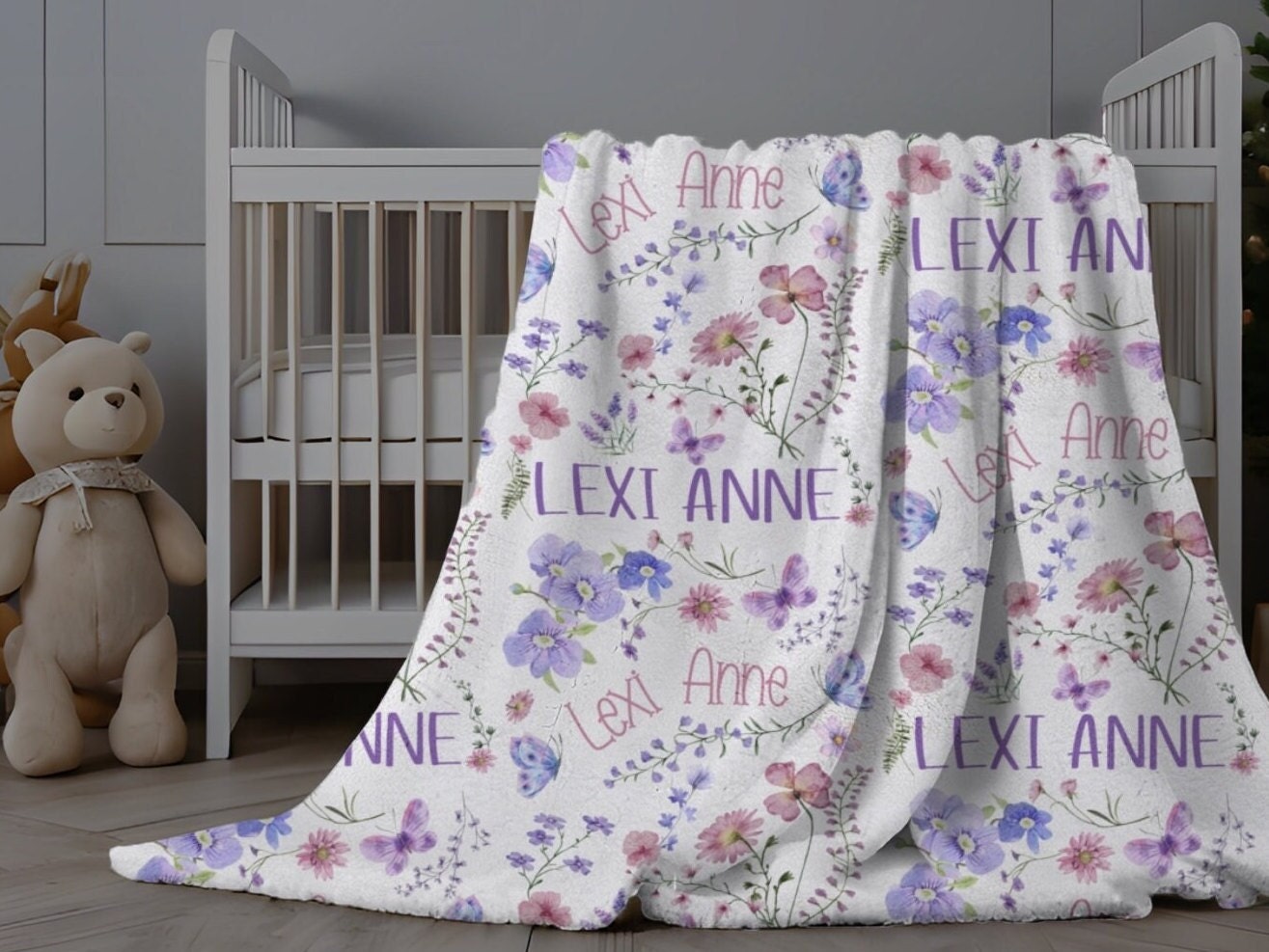 Pink and purple blanket hotsell