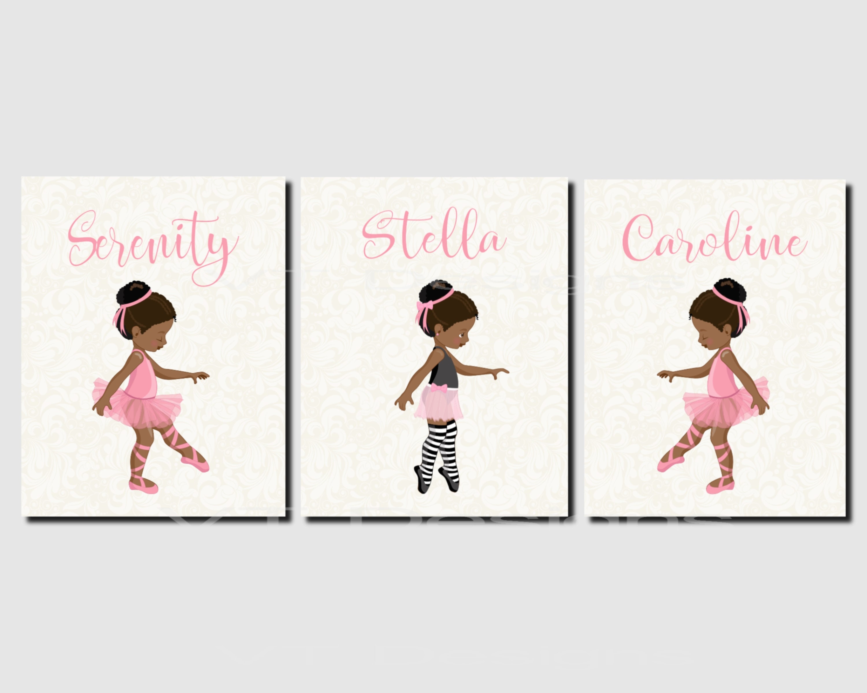 Sisters Wall Art Ballerina Wall Art Toddler Girls Room Etsy