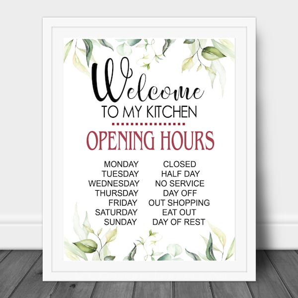 Funny Kitchen Art Etsy