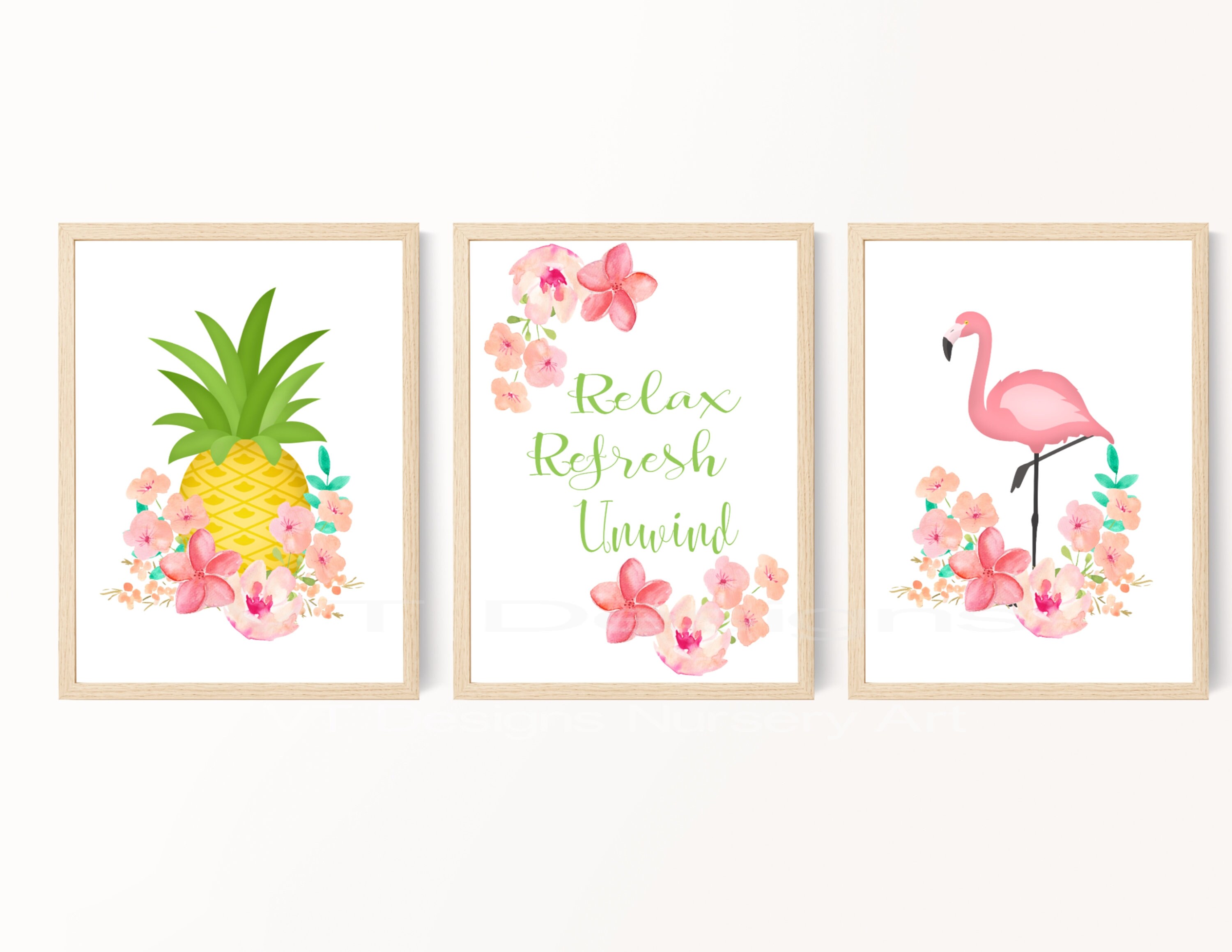 Flamingo Badezimmer Dekor Waschpinsel Spülung Tropisches | Etsy