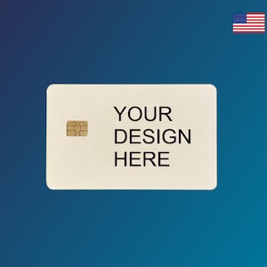 TRACKING + EXPEDITED Custom Credit Card Decal/Skin | Personalized Vinyl Debit Card Sticker Cover