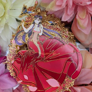 Sailor mars Rei Hino red dress princess