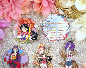 Sailor moon sailor Mars Rei Hino fire soul transformation uniform kimono red dress pins