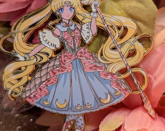 Magical Girl Sailor Moon lolita Usagi Serena serenity costume pin