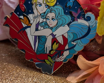 Sailor Moon Sailor Uranus Sailor Neptune Haruka i Michiru randka na pin
