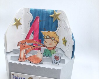 The little prince | Le petit prince birthday card | invitation