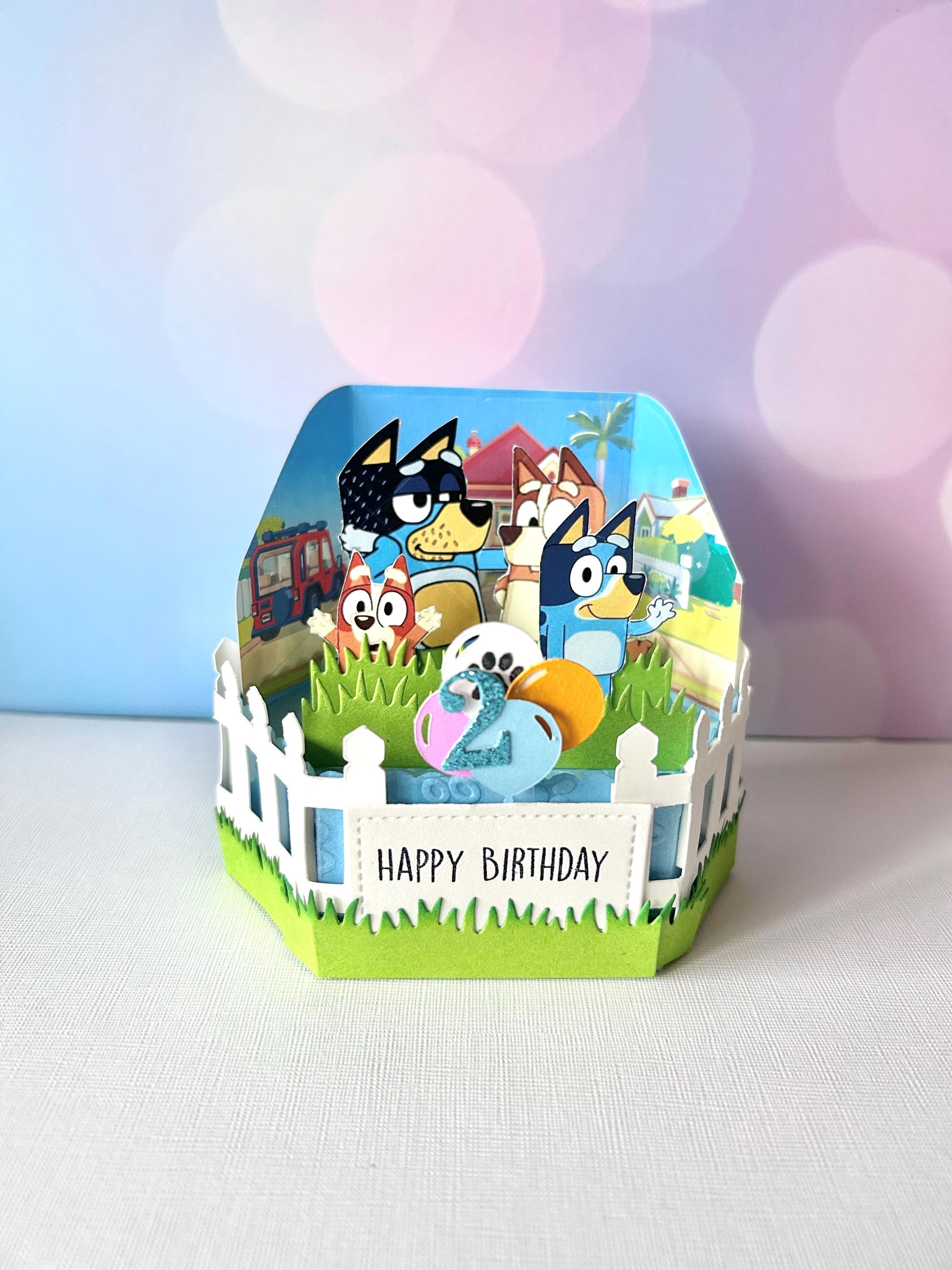 Handmade Bluey Pop-Up Box