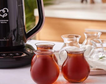 Karaca Refikadan Tatlican 6-piece Turkish Tea Glass Set