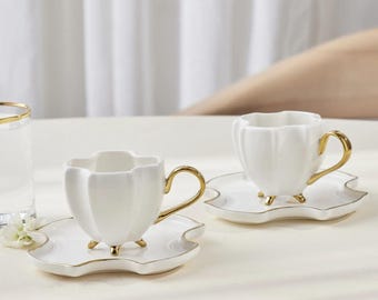 Karaca Ivory 2-person Turkish Coffee And Espresso Cup, White