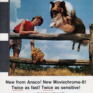 1960 Ansco Moviechrome Film Ad