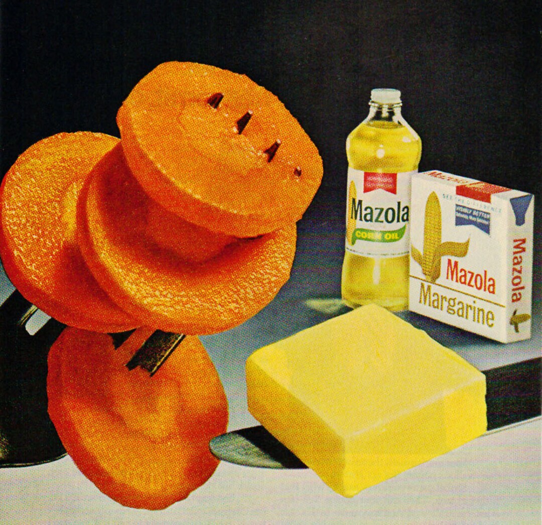 Mazola Corn Oil and Margarine Ad, 1968 Etsy