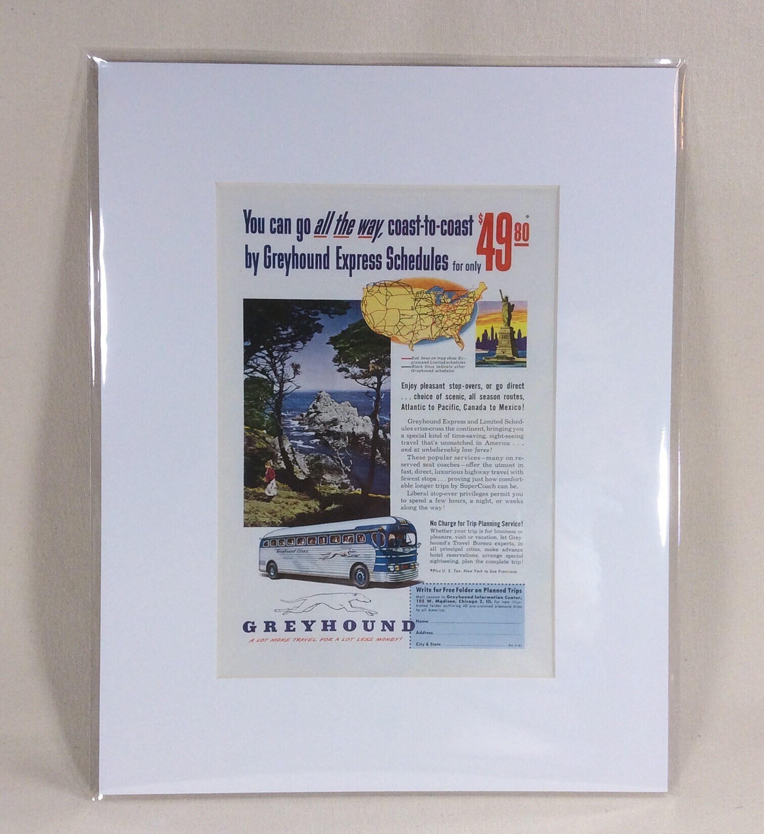 Greyhound bus ads - Etsy 日本