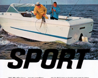 1966 Mer Cruiser Boating Ad