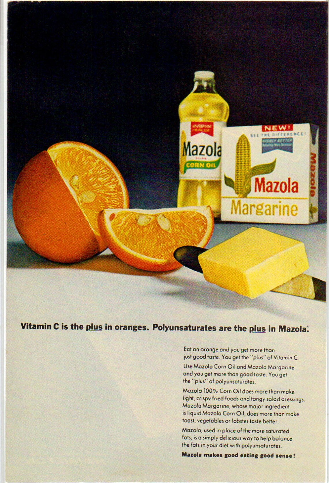 Mazola Corn Oil and Margarine Ad 1967 Etsy