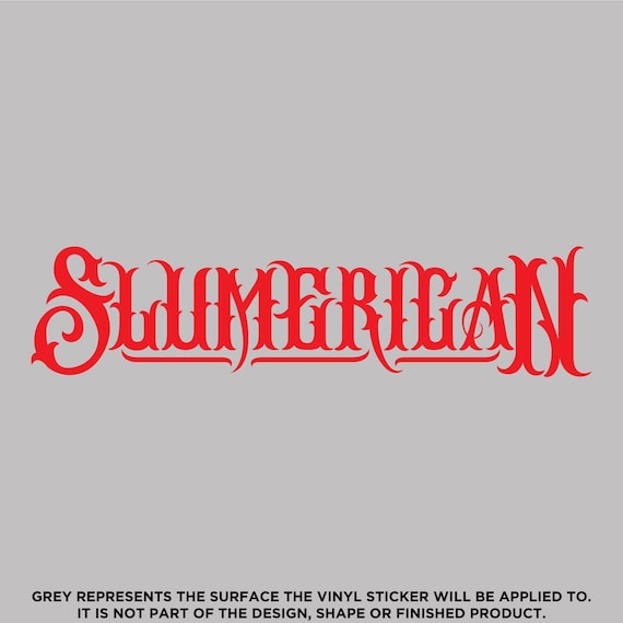 Slumerican Flag Decal