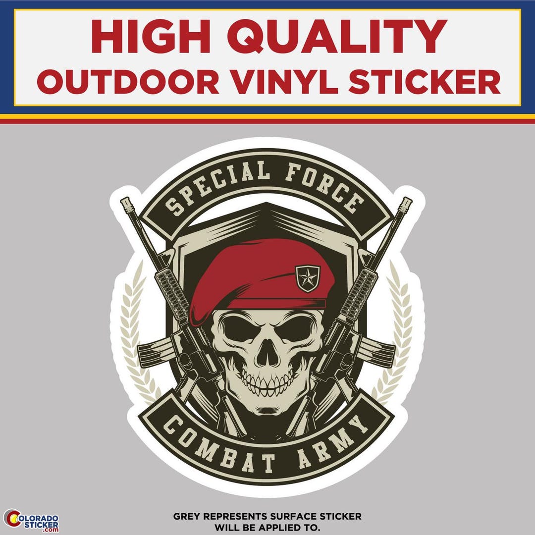 Special Forces Combat Army, High Quality Vinyl Stickers - Etsy