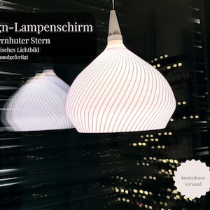 Handgefertigte Designer‑Pendelleuchte – modernes, skandinavisches Lichtobjekt für Herrnhuter Stern - A1 Fassung