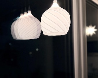 Hängelampe für Herrnhuter Sterne – Modernes Spiral-Design, skandinavische Fensterlampe, verschiedene Größen, Ersatz- & Zusatzleuchte