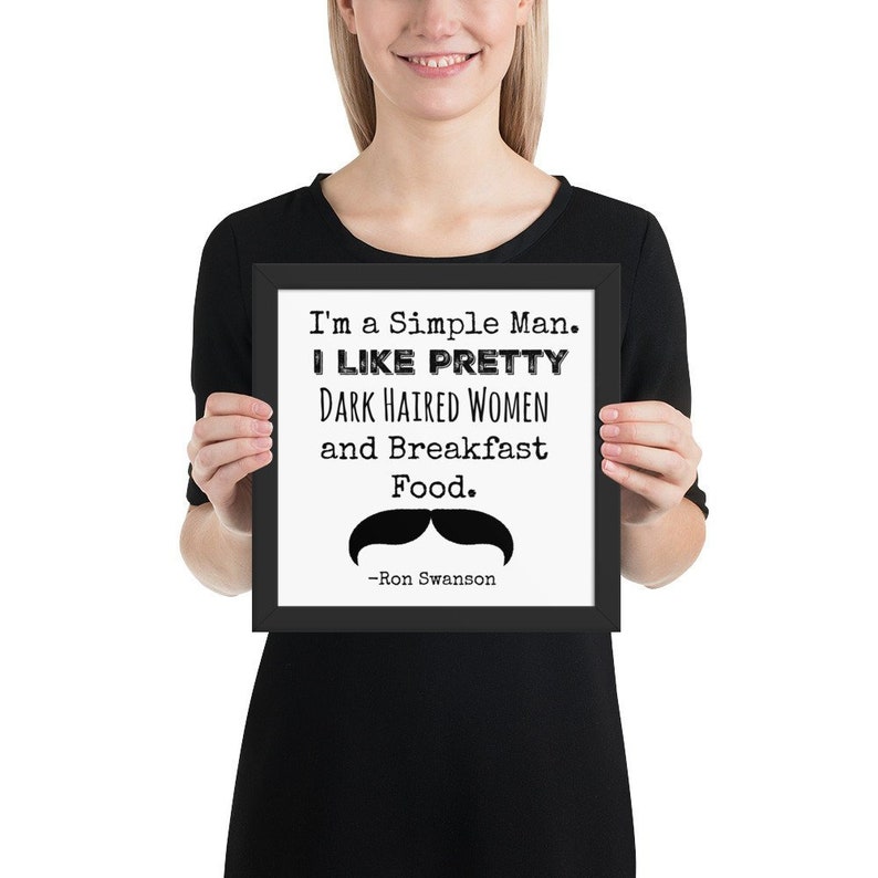 I M A Simple Man I Like Pretty Dark Haired Women And Etsy