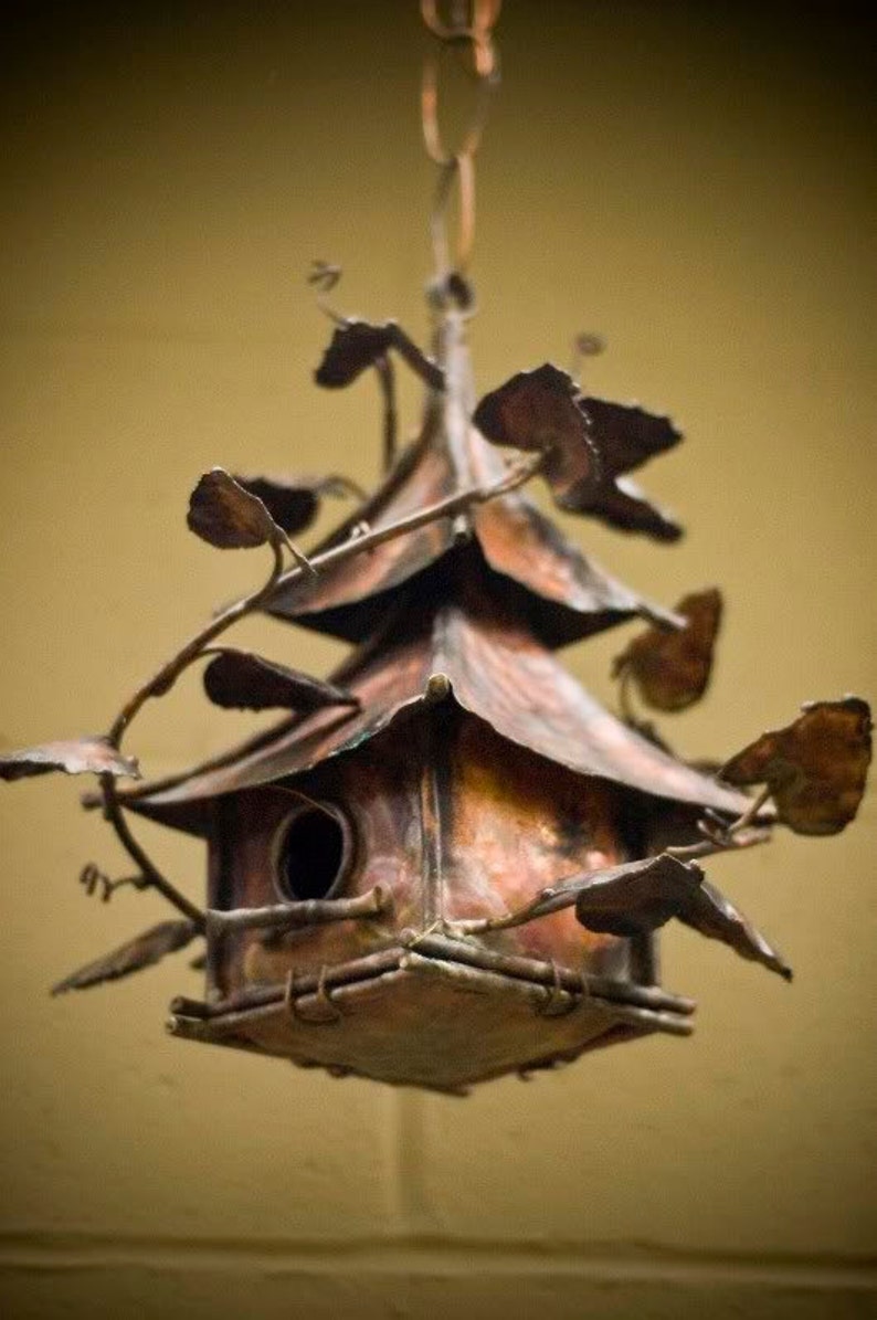 Copper China Bird House image 1