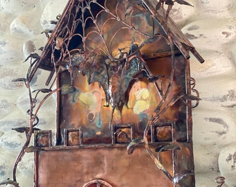 Copper Bird House Bat Castle