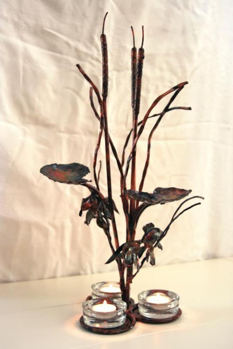 Copper Koi Fish Candle Etsy