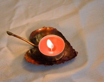 Copper Wedding Table Candle