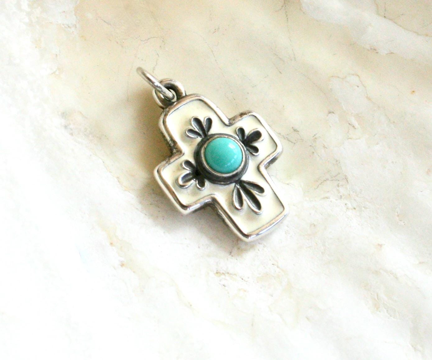 Cross Necklace James Avery Turquoise Necklace Retired James Avery