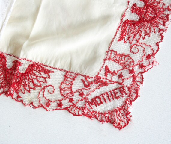 Lot of three vintage hankies. Floral handkerchief… - image 3