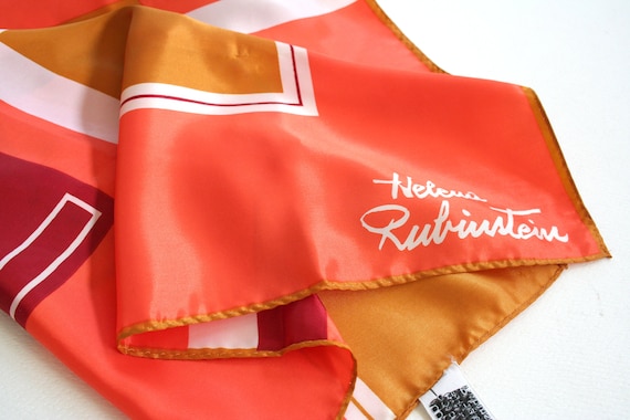 Helena Rubinstein vintage scarf. Mod, geometric, … - image 2