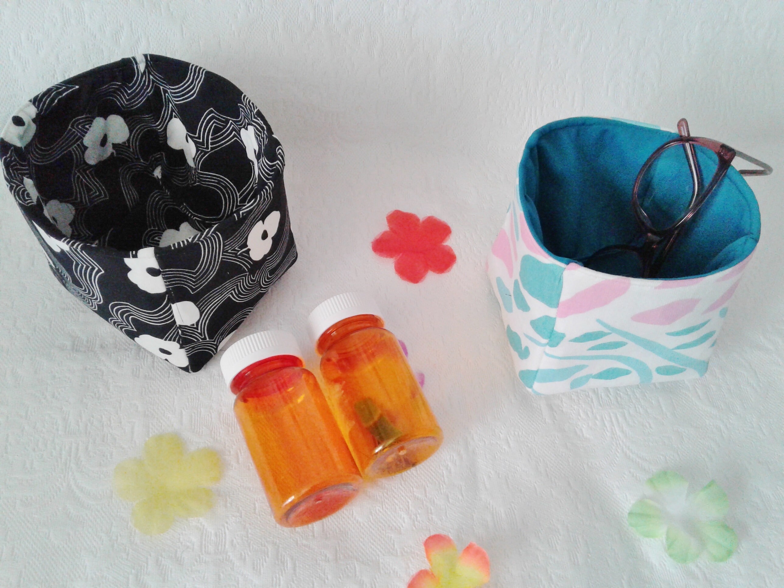 Cubos de tela cajas almacenamiento decorativo uso para | Etsy