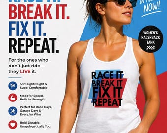 Race It M Women’s fitted racerback tank top