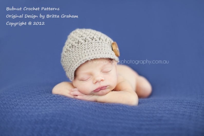 newborn newsboy hat