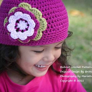 Crochet Hat Pattern Easy Peasy Hat Crochet Pattern ALL Sizes Newborn to Adult Ladies Digital Pattern No.101 English image 4