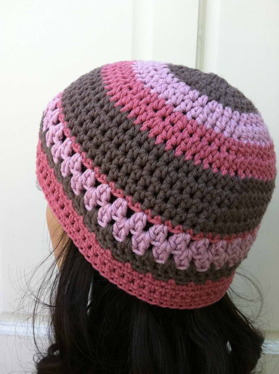Ladies Crochet Hat Pattern - Womens Beanie Pattern No.208 Digitail ...