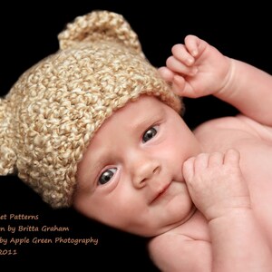 Baby Bowl, Diaper Cover and Hat Crochet Pattern ideal Photography Prop No.904 Digital Pattern English image 3