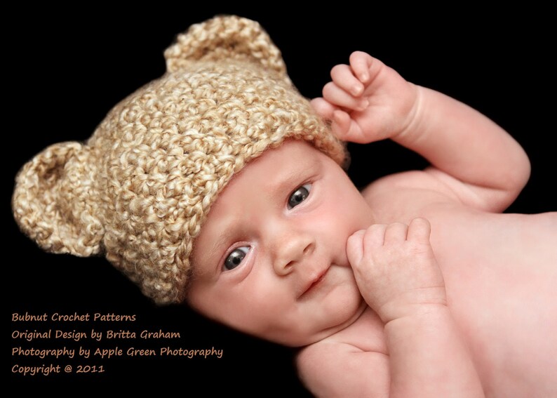 Baby Bowl, Diaper Cover and Hat Crochet Pattern ideal Photography Prop No.904 Digital Pattern English image 3