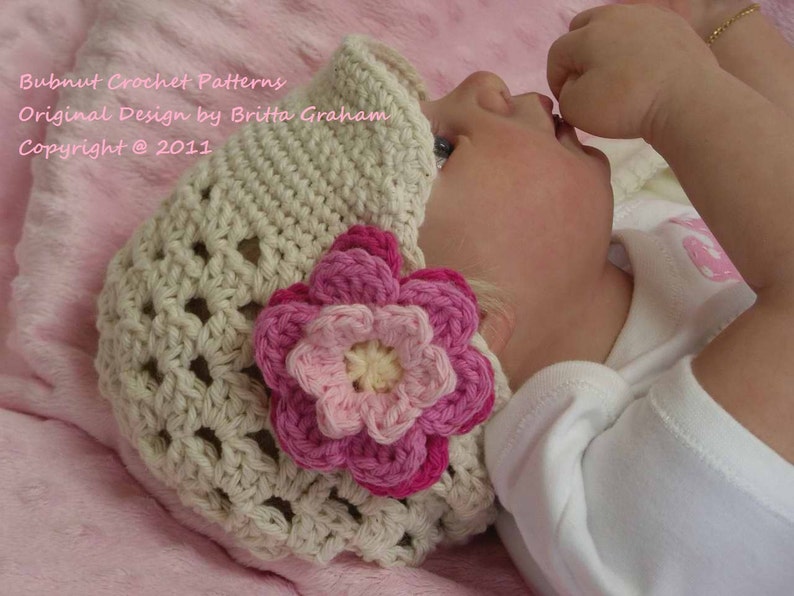 Newsboy Hat Crochet Pattern No.301 Digital Download PDF Pattern English image 3